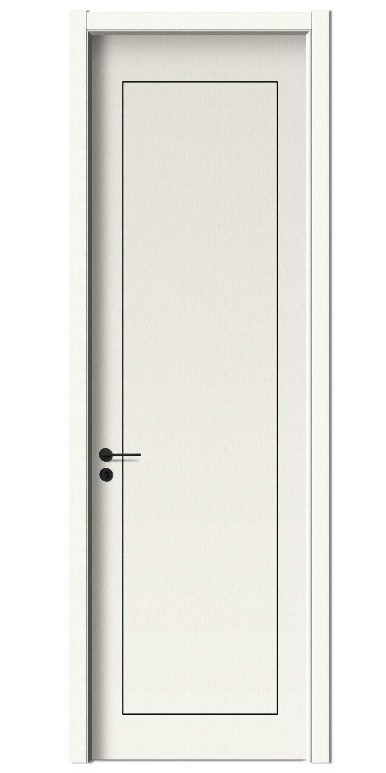 Porte sculptée WPC de luxe et légère moderne LD-01